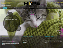 Tablet Screenshot of hopevs.com